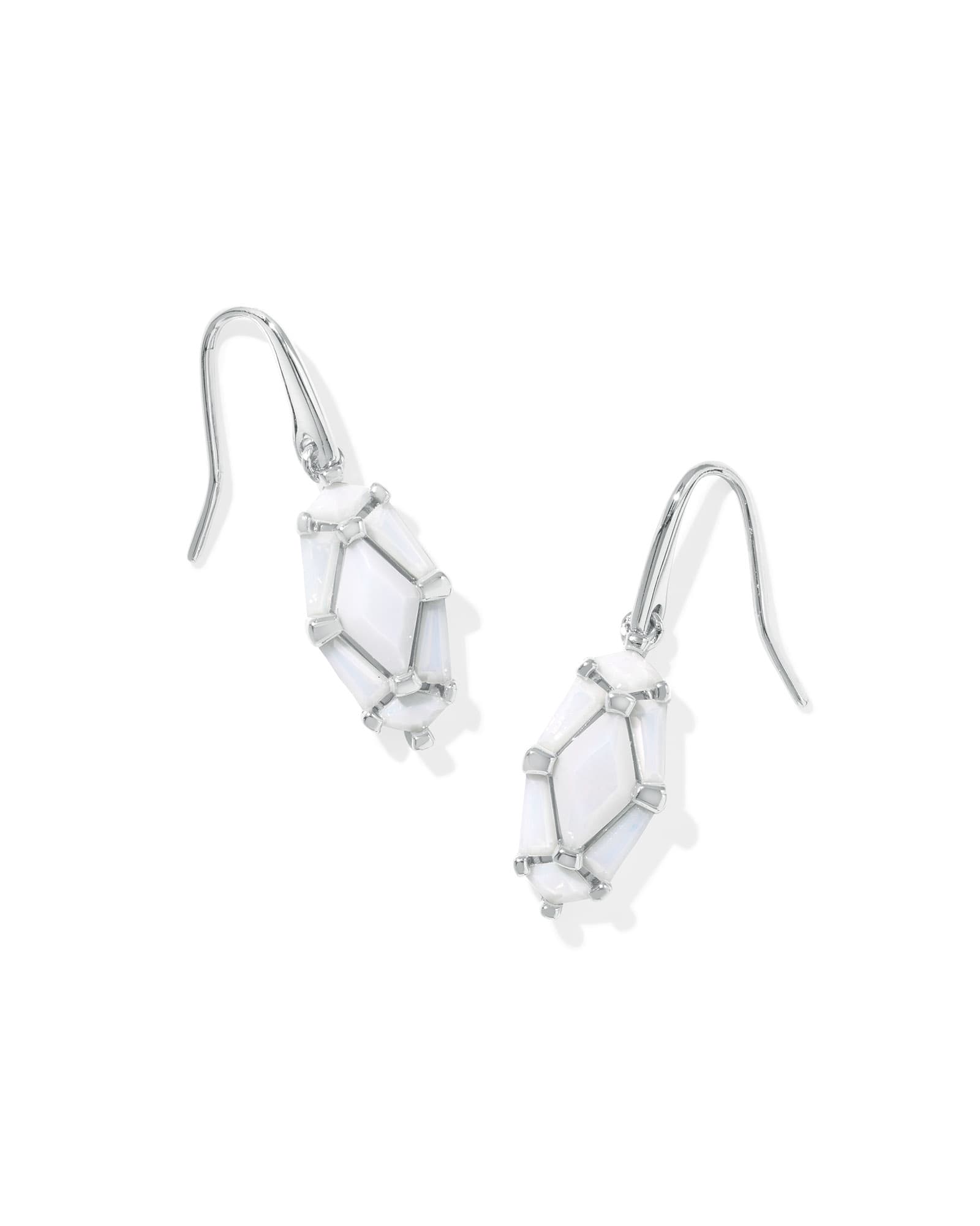 Lindy Rae Lee Silver Drop Earrings