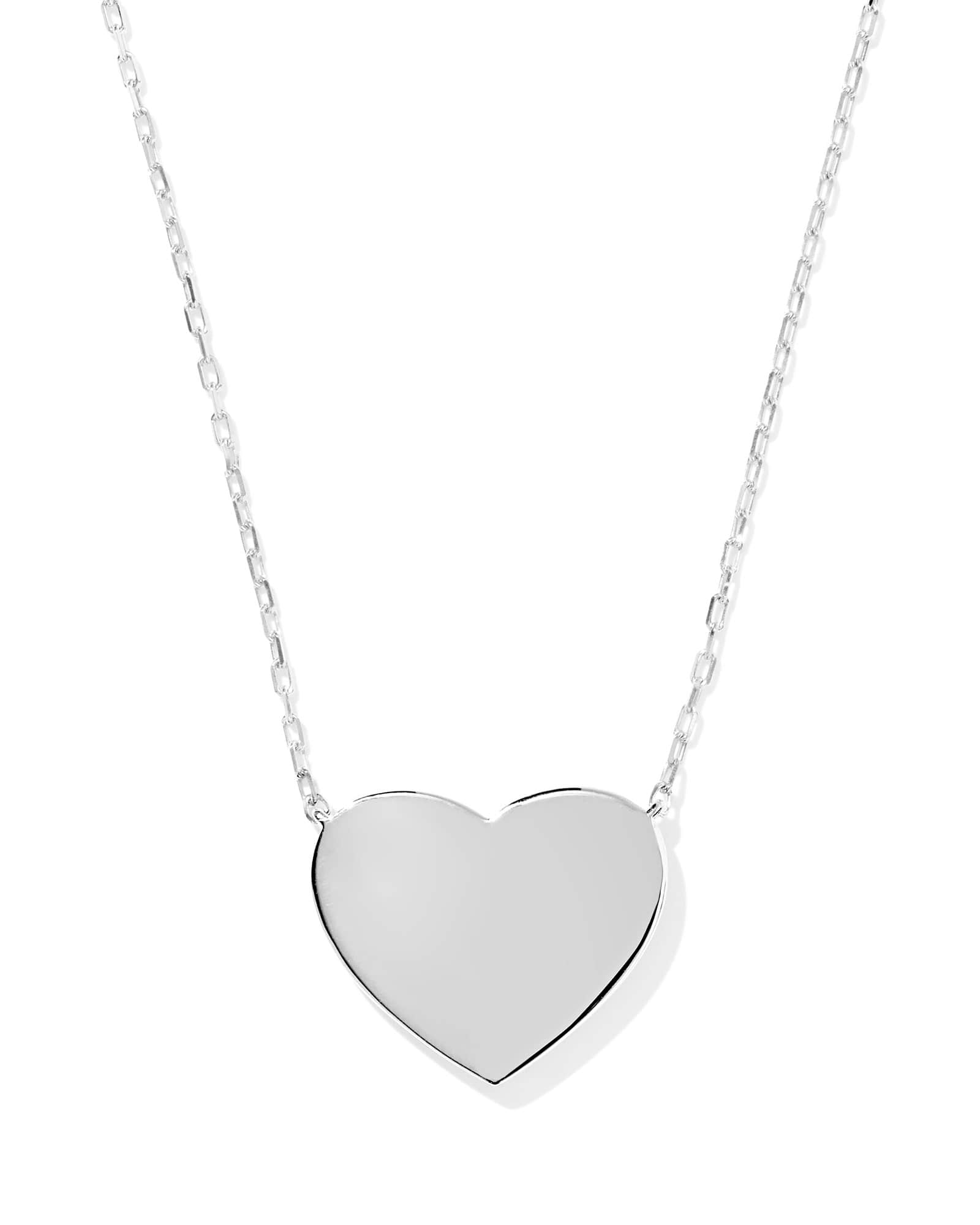 Mackenzie Sterling Silver Heart Pendant Necklace