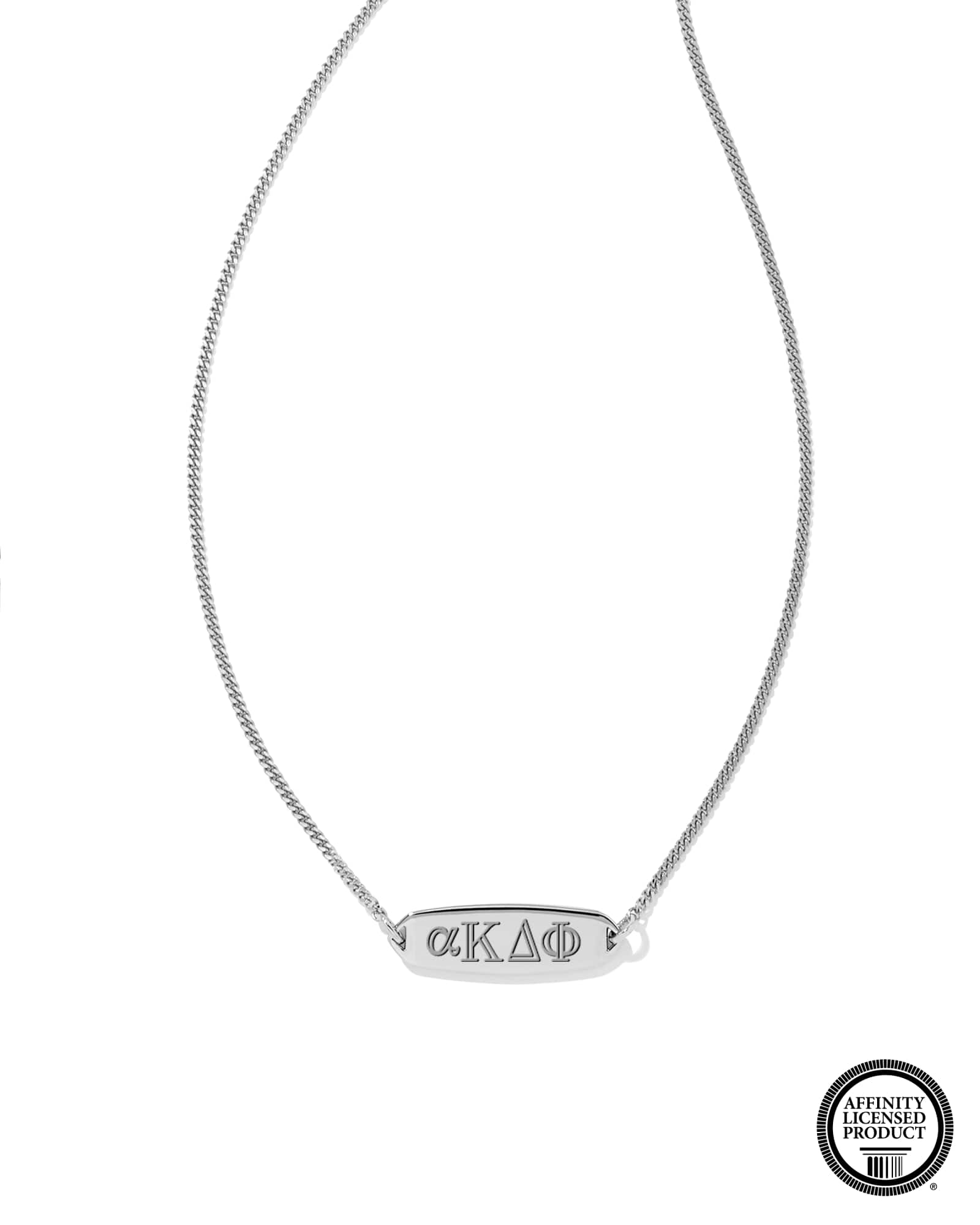 Alpha Kappa Delta Phi Pendant Necklace in Sterling Silver