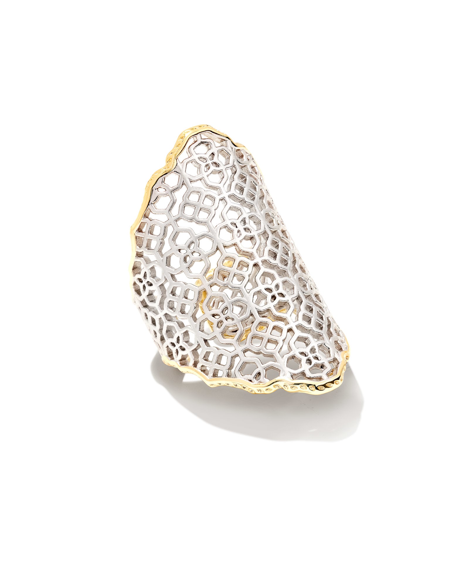 Boone Small Cocktail Ring in Mixed Metal