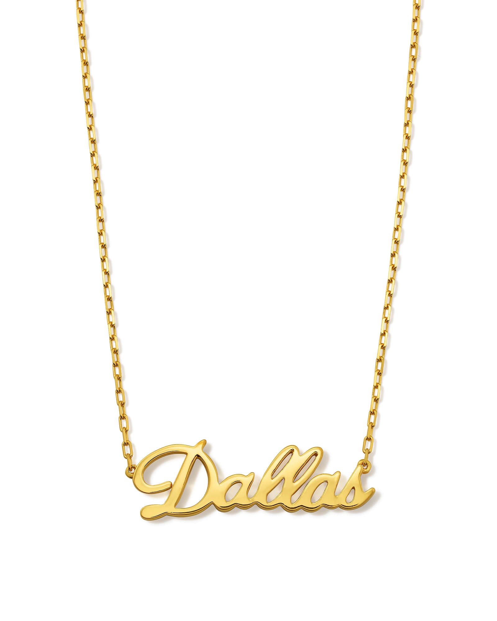 Dallas Pendant Necklace in 18k Gold Vermeil