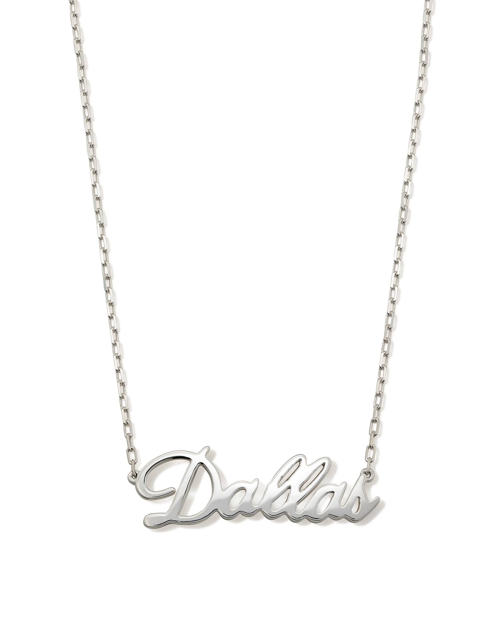 Dallas Pendant Necklace in Sterling Silver