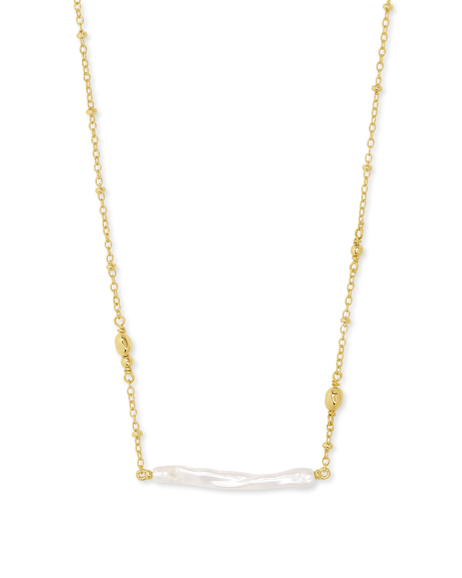 Eileen Gold Pendant Necklace in Freshwater Cultured Pearl