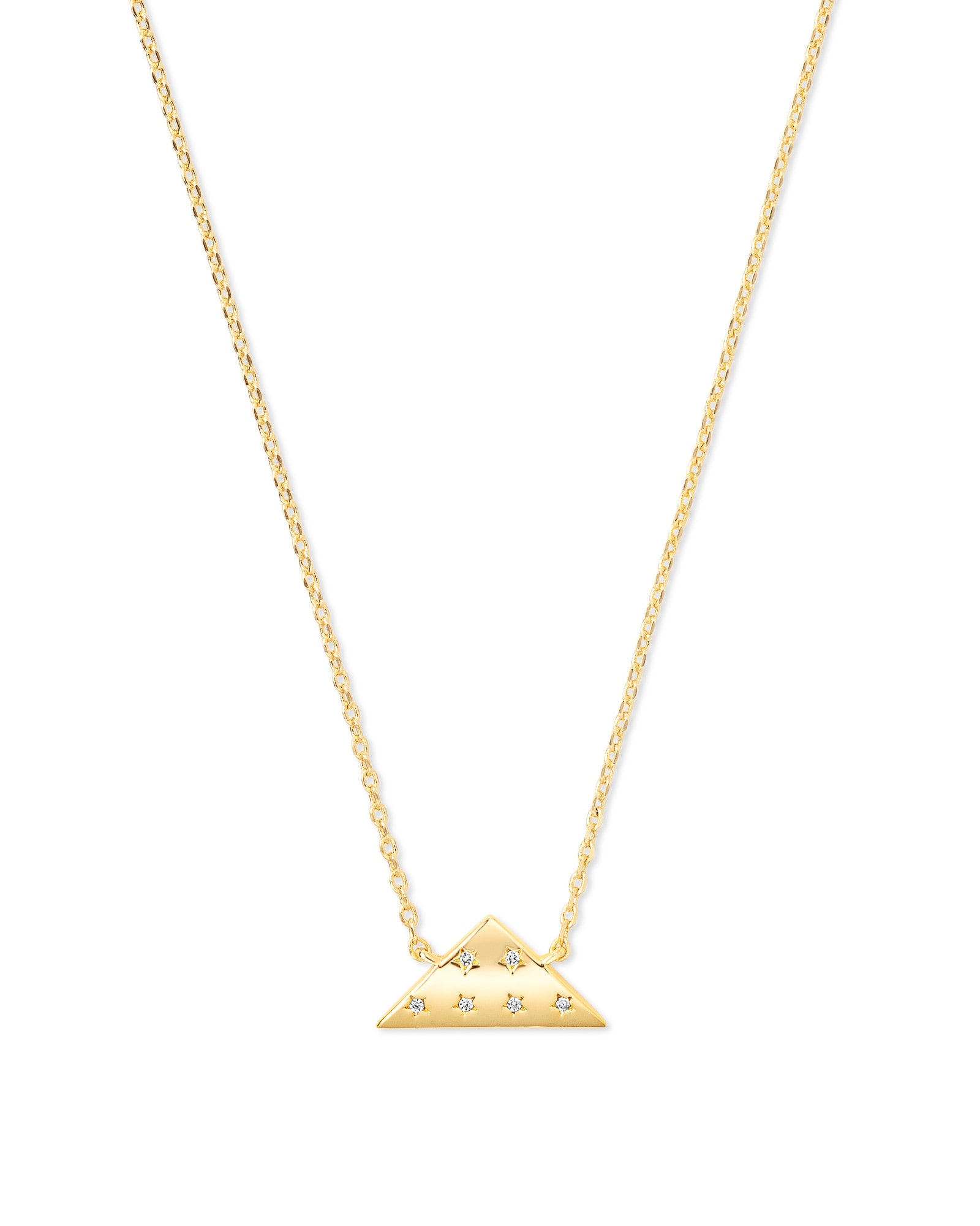 Folds of Honor Pendant Necklace in Gold