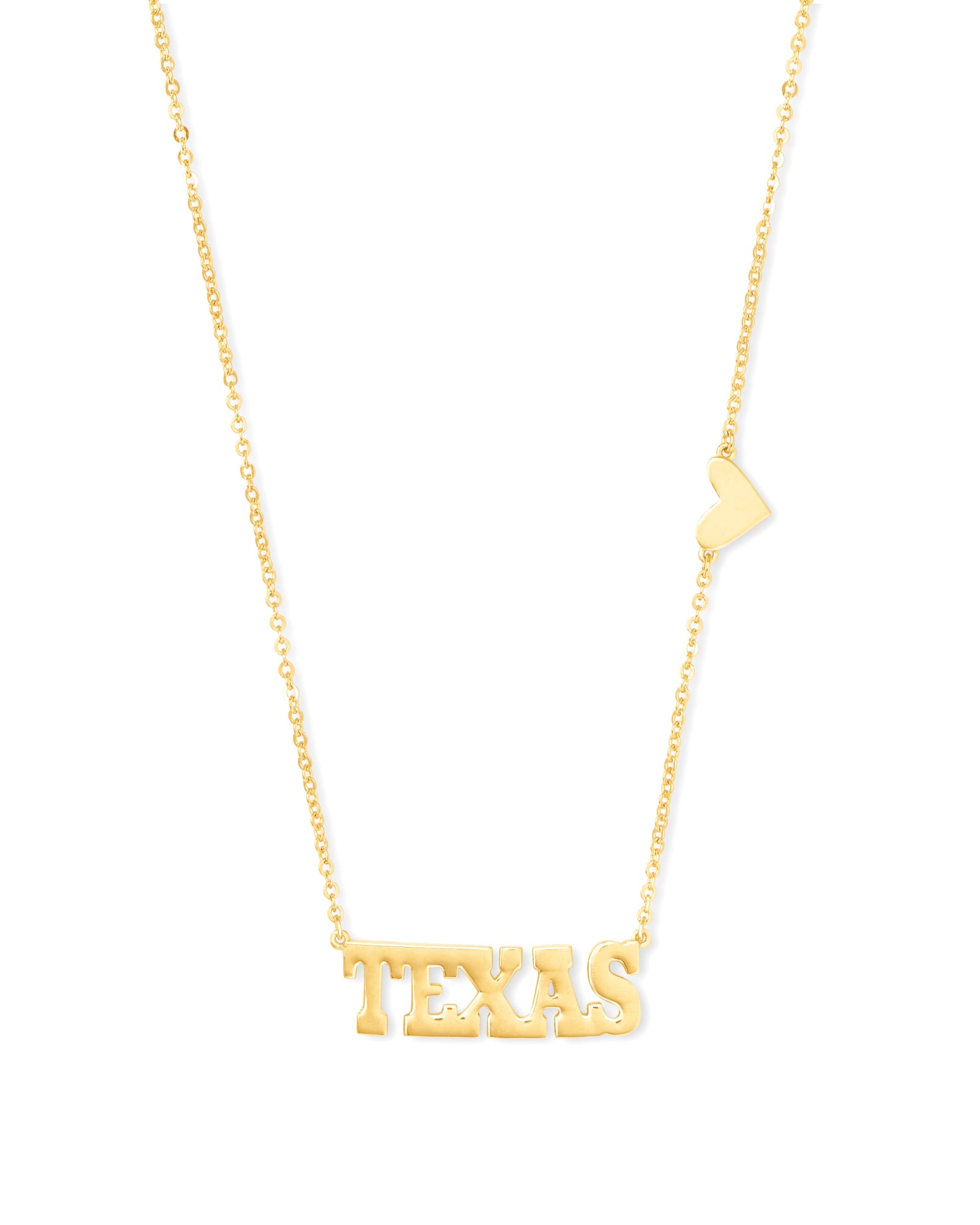 Texas Pendant Necklace in 18k Gold Vermeil